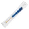 Navy Blue Rock Candy Crystal Sticks - Blue Raspberry Flavored - 36 Indiv. Wrapped