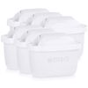 Brita MAXTRA+PACK6 Pitcher and 6 Water Filters, Copper, White