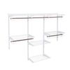 Wall Mounted Adjustable Closet Organizer Custom Metal Closet Storage Organizer
