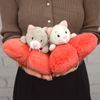 NICI Plush Lovecat Cute Lying Down 13cm