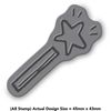 Azeeda A8 'Magic Wand' Unmounted Rubber Stamp (RS00025006)