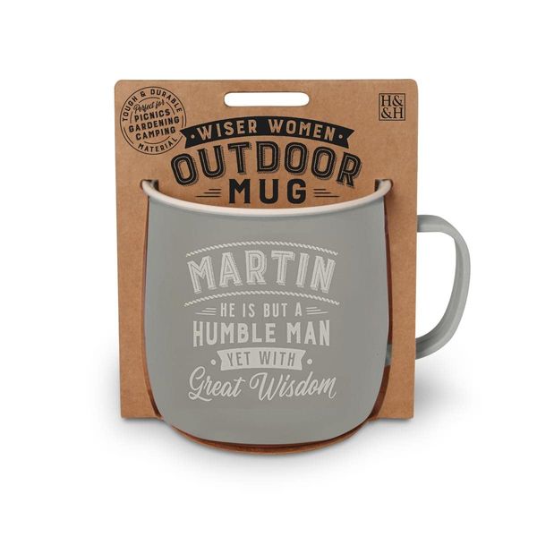 History & Heraldry Personalised Outdoor Mug (Martin)