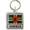 Flagline Dominica - Country Lucite Key Ring