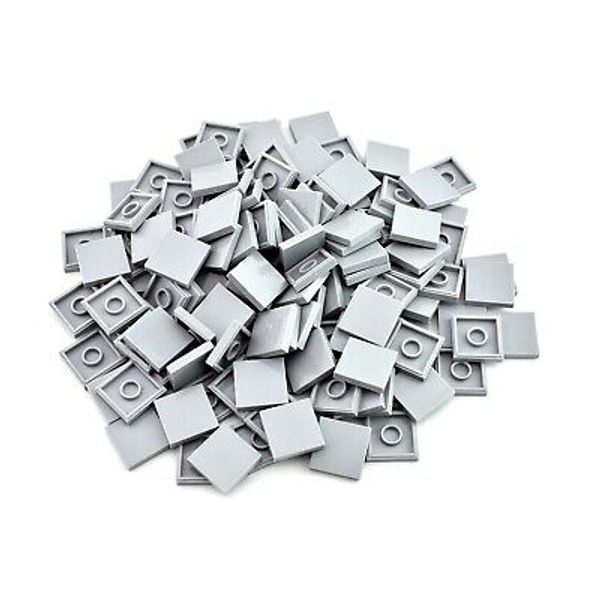 TCM BRICKS Light Bluish Gray 2x2 Tile Smooth Flat X50 Compatible Parts