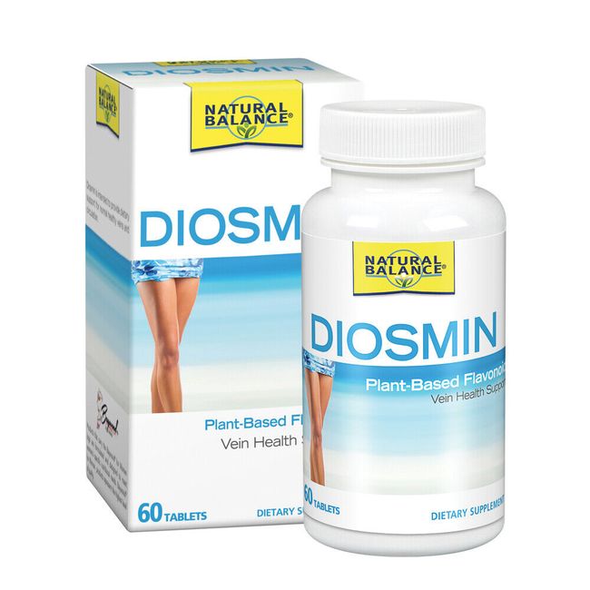 Natural Balance Diosmin 500 mg | Plant-Based Flavonoid | 60 Tabs