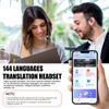 Bluetooth Wireless Earbuds Translator Earphones 144+ Language Voice Translation