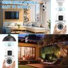 YiGia Light Bulb Security Camera, 2PCS Dual Lens Light Bulb Camera 360 Degree Wireless Wifi Lightbulb with E27 Light Socket