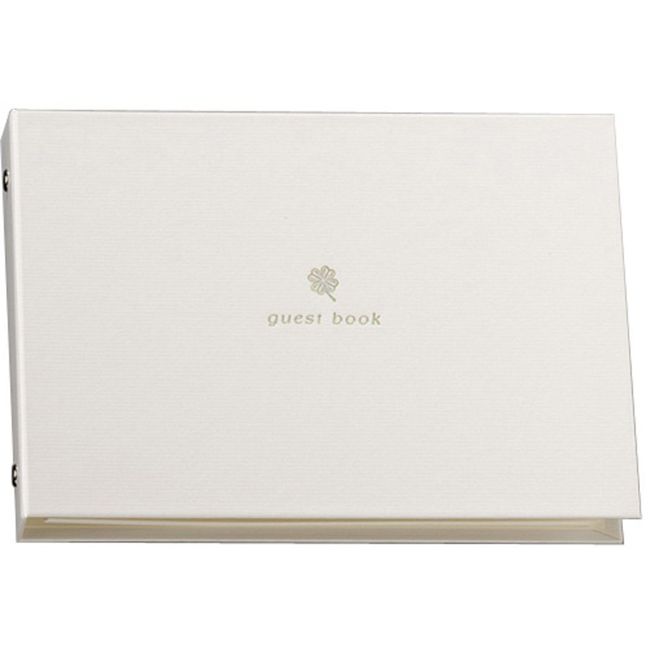 Maruai Guest Book, White