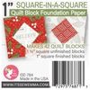 It's Sew Emma Quilt Block Foundation Paper-1" Square in A Square