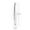 ZWILLING slanted tweezers for precise eyebrow hair removal, stainless steel polished, 90 mm