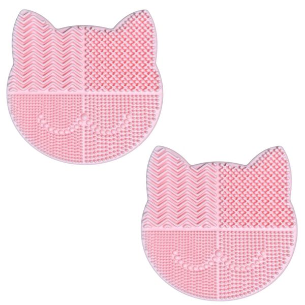 2 In 1 Makeup Brush Cleaner With Detachable Drying Stand And Holder - 2 Pack