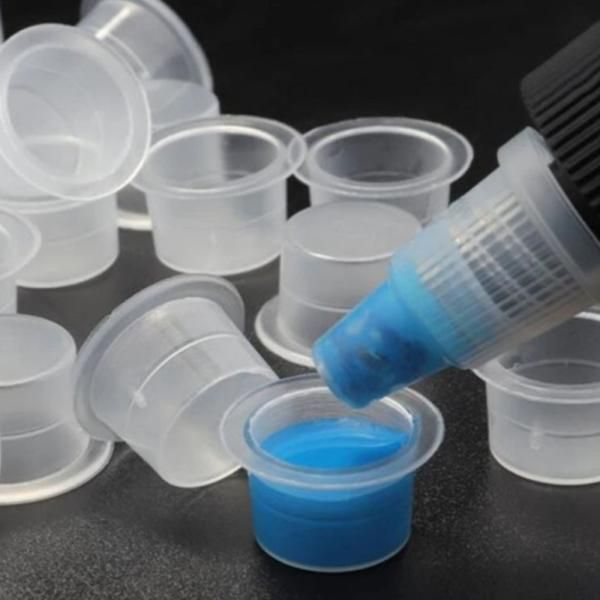 Plastic Mini Cup Tattoo Ink Cup Semi-Permanent Pigment Cup 1p