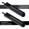 EKG Caliper ECG Calipers Measuring Tool with Ruler Electrocardiogram Drafting Divider for Nursing (Black, 2 Pieces)