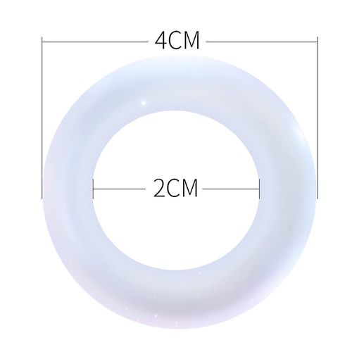 Orirya Cock Ring, Silicone Ring, For Men, Adult Goods, Ring, Restraints, Attachment Goods, Elastic Silicone Ring, Squishy, For Beginners, Everyday Wear, White, 5 Piece Set