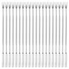 20 Pieces Stainless Steel Seafood Forks Picks- Silver