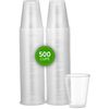 PLASTICPRO plastic Cups 5 oz Disposable Clear Beverage Tumbler (500 Count)
