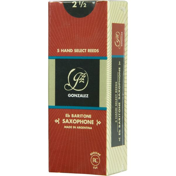 Gonzalez Regular Cut Baritone Saxophone Reeds Strength 3.25
