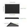 Evemodel Rectangle Model Bases Black Plastic for Wargames Table Top (50 * 75mm-12pcs)