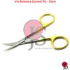 Dental Iris Scissors Curved TC 12cm Tissue Suture Surgical Instruments