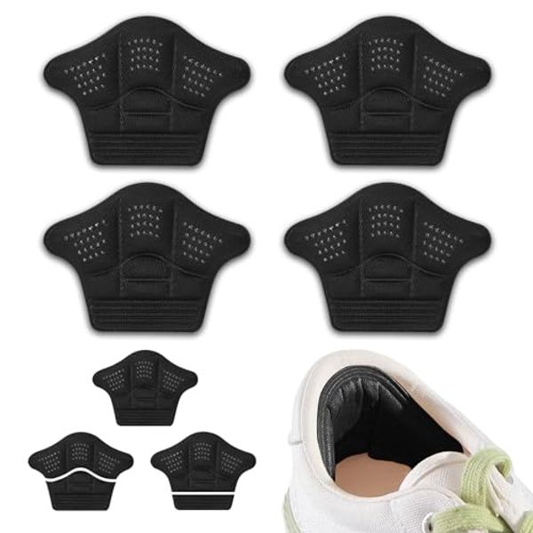 Pads to prevent blisters, shoes, heels, slip-off prevention, size adjustment, heel pads, tongue pads, heel cushions, anti-slip, prevents slipping, comes with adhesive stickers