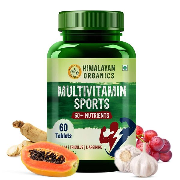 Himalayan Organics Multivitamin Sports With 60+ Nutrients- 60 Veg Tablets