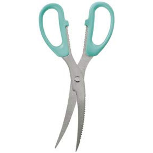 This is useful! Kitchen Curve Scissors (Blue)