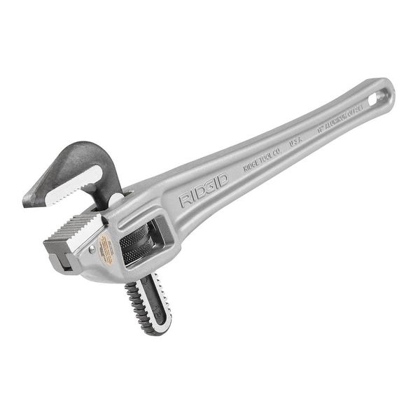 RIDGID 31125 Model 18 Aluminum Offset Pipe Wrench, 18-inch Plumbing Wrench