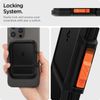 [Spigen] Lock Fit MagFit Card Wallet, black