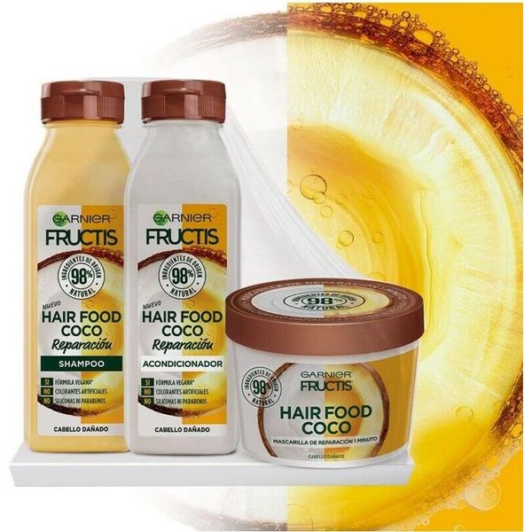 Garnier Fructis Kit garnier fructis hair food Coconut Complete Routine