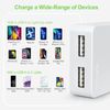 Nekmit Dual Port Ultra Thin Flat USB Wall Charger with Smart IC, 2 Pack