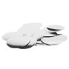 Bordhap 50Pcs 3inch Silver Wine Pourer Disk Drip-proof Drip Pouring Pour Spout
