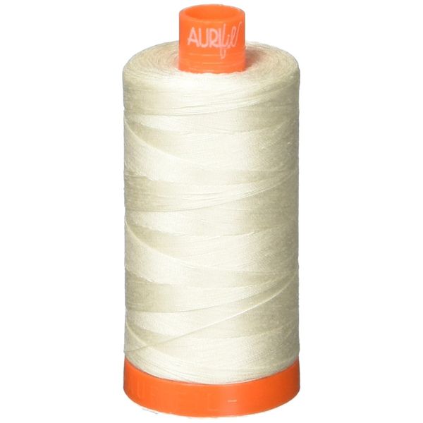 Aurifil A1050-2311 Mako Cotton Thread Solid 50WT 1422Yds Muslin