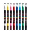 uni-ball Uni Posca PC3M/8 8-Piece Paint Marker Pen Set Assorted Pigmentation Ink Fine Tip