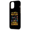 iPhone 15 Plus Funny Cleaning Vacuum Cleaner Housekeeping Case