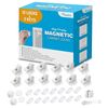 Adhesive Magnetic Cabinet Locks (12 Locks and 2 Keys)