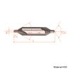 5 HSS Centre Chamfer Drill Bits - Steel Cutter - Two End Drill Bit - 60 Degrees for Hinges