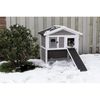 TRIXIE Natura Insulated Cat Home, 2-Story, with Ramp