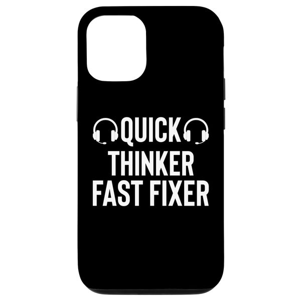 Case for iPhone 14 Quick Thinker Fast Fixer Tech Support IT Hotline