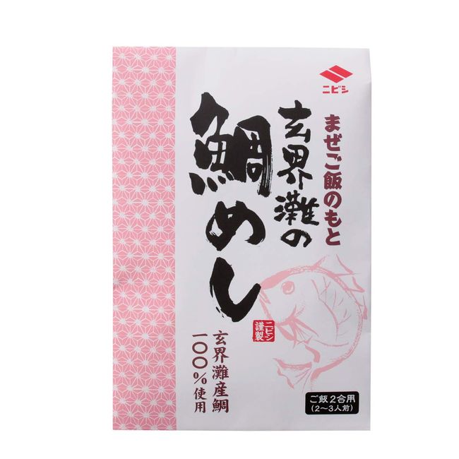 ニビシ醬油 まぜご飯のもと 玄界灘の鯛めし 112g × 3袋