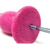 OPTIMUM Memorial Cemetery Flower Vase - Plastic (Pink Granite) with Metal Ground Spike, Grave Marker, Decorations for Gravesite, Headstone Flowers Holder, Garden Lawn & Yard