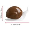 Bordhap Cute Snail Soap Dispenser for Kitchen Bathroom Etc. (120ML) (Brown)