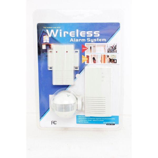 Indoor Wireless Alarm System EZ Security 100 Motion Sensor Alarm or Entry Chime