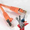 100Ft Cat.6 Shielded (SSTP) Patch Cable Molded Orange