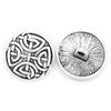 Buttons, Assorted Styles, Mixed Colors - Free Needle Threader! (Celtic Knot Design Button, 5/8", Shank)