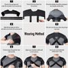 Kuangmi Sport Double Shoulder Support Adjustable Black 1 Piece (Large)