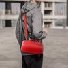khanka for JBL Charge 6 Portable Bluetooth Speaker Protective Case (Red Case with Adjustable Shoulder Strap)