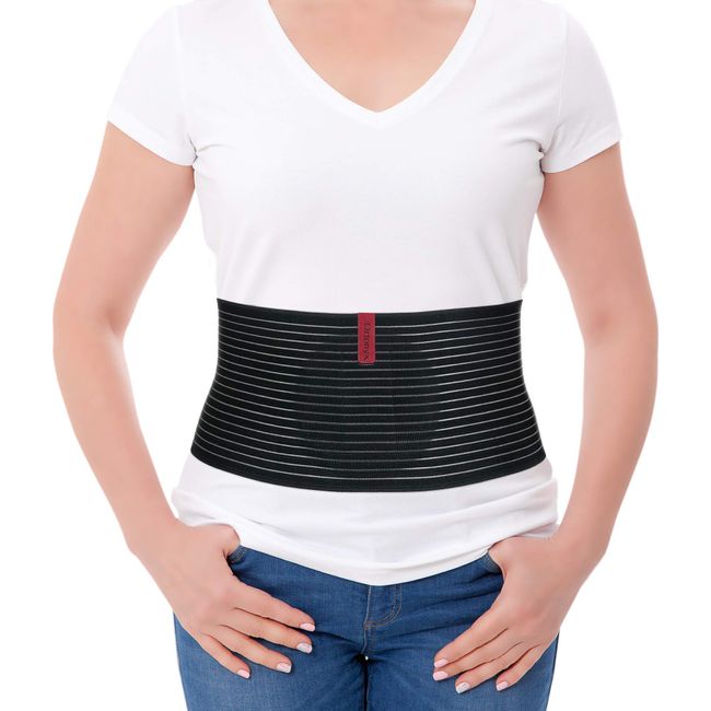 Ortonyx Full Back Support Brace Flexible Lightweight Breathable, XL