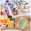 Printable Vinyl Sticker Paper - A4 Transparent, Waterproof, 20 Sheets (Not Waterproof)