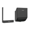 Musashi W-670 Battery-Operated Wireless Interlocking Chime & Light (Receiving Type) + Sensor (Transmitting Type) Set, Black