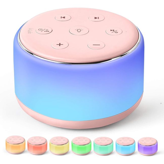 Sound Machine Baby for Sleeping Night Light 34 Soothing Noises USB Rechargeable